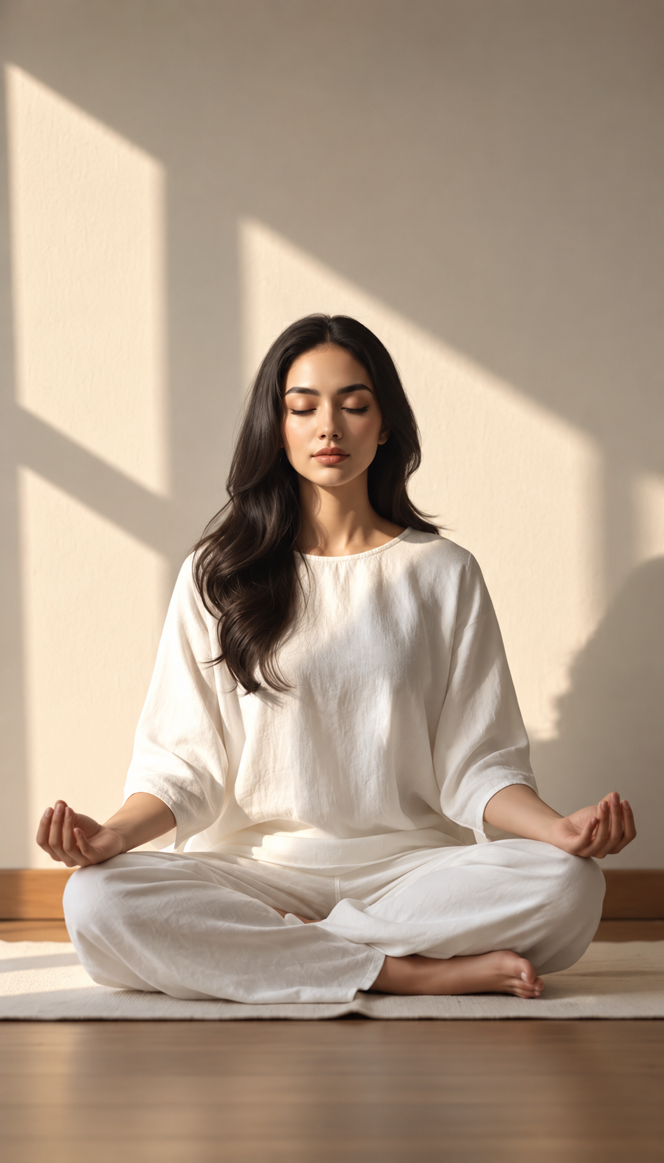 Woman stretching as part of an everyday movement routine